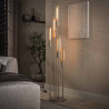 Lampadaire industriel en métal beige 5 lampes Toby
