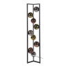 Lampadaire moderne 9 lampes en verre tricolore Stelline