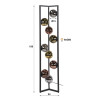 Lampadaire moderne 9 lampes en verre tricolore Stelline