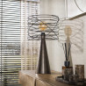 Lampe à poser industrielle en métal urban brun Curly