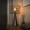 Lampe à poser industrielle en métal urban brun Curly