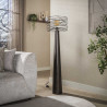 Lampadaire industriel en métal urban brun Curly