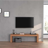 Banc TV contemporain 180 cm chêne wotan Neros