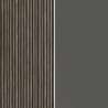 Meuble TV moderne 220 cm anthracite mat/chêne foncé Costarica