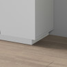 Armoire basse de bureau moderne blanc mat Essly