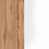 Meuble TV moderne 210 cm blanc/chêne wotan Grana