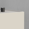 Meuble TV moderne 225 cm coloris cachemire Valencia