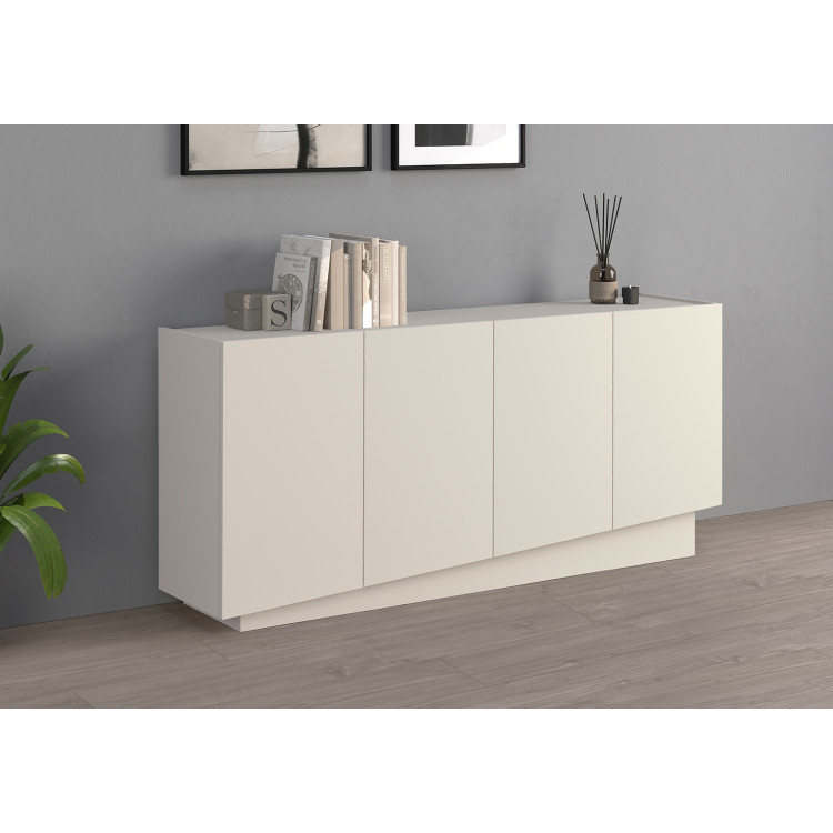 Buffet/bahut moderne 160 cm coloris cachemire Valencia
