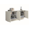 Buffet/bahut moderne 160 cm coloris cachemire Valencia