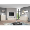 Buffet/bahut moderne 160 cm coloris cachemire Valencia