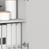 Buffet haut moderne blanc brillant Valencia