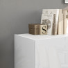Buffet haut moderne blanc brillant Valencia