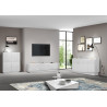 Buffet haut moderne blanc brillant Valencia