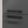 Colonne de cuisine 2 tiroirs anthracite mat/chêne wotan Solena