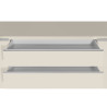 Meuble TV moderne 240 cm coloris cachemire Maeva