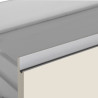Meuble TV moderne 240 cm coloris cachemire Maeva