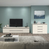 Meuble TV moderne coloris cachemire Maeva