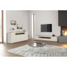 Meuble TV moderne 240 cm chêne/cachemire Regina