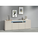 Buffet/bahut moderne 200 cm coloris cachemire Regina