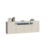 Buffet/bahut moderne 200 cm coloris cachemire Regina