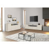 Buffet/bahut moderne 200 cm coloris cachemire Regina