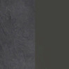 Îlot de cuisine moderne 2 portes anthracite mat/béton Solena