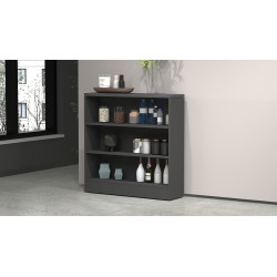 Etagère de cuisine anthracite mat/béton Solena