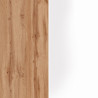 Armoire de cuisine moderne blanc/chêne wotan Solena