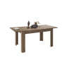 Table de salle à manger extensible contemporaine mercure Zenitude
