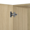 Colonne de cuisine moderne 60 cm anhtracite mat/chêne Louna