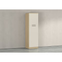 Colonne de cuisine moderne 60 cm cachemire/ch&ecirc;ne Louna