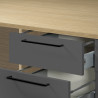 Cuisine complète moderne anthracite mat/chêne Louna