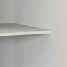 Cuisine complète moderne 3 éléments blanc brillant/chêne Louna