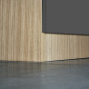 Cuisine complète moderne 3 éléments anthracite mat/chêne Louna