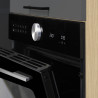 Cuisine complète moderne 3 éléments anthracite mat/chêne Louna