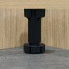 Cuisine complète moderne 3 éléments anthracite mat/chêne Louna
