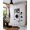 Surmeuble 1 porte blanc profondeur 40 cm Jesy