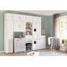 Surmeuble 2 portes blanc profondeur 40 cm Jesy