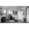 Armoire d'angle moderne blanche Jesy