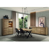 Buffet/bahut contemporain 238 cm chêne hudson Heria