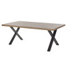 Table de salle à manger contemporaine chêne hudson Heria