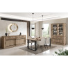 Vaisselier/argentier style campagne 150 cm chêne copper Curby