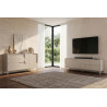 Meuble TV moderne 205 cm coloris cachemire Vera