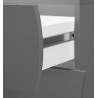 Chevet moderne anthracite mat Onida
