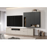Meuble TV moderne 280 cm cachemire Belinda