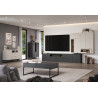Meuble de rangement mural 65 cm moderne cachemire Belinda