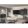 Table basse moderne gris cachemire Belinda