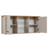 Cuisine complète contemporaine 370 cm chêne/cachemire Mylena