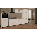 Cuisine compl&egrave;te contemporaine 6 &eacute;l&eacute;ments ch&ecirc;ne/cachemire Mylena