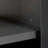 Colonne de salle de bain 1P moderne anthracite/chêne Venitia